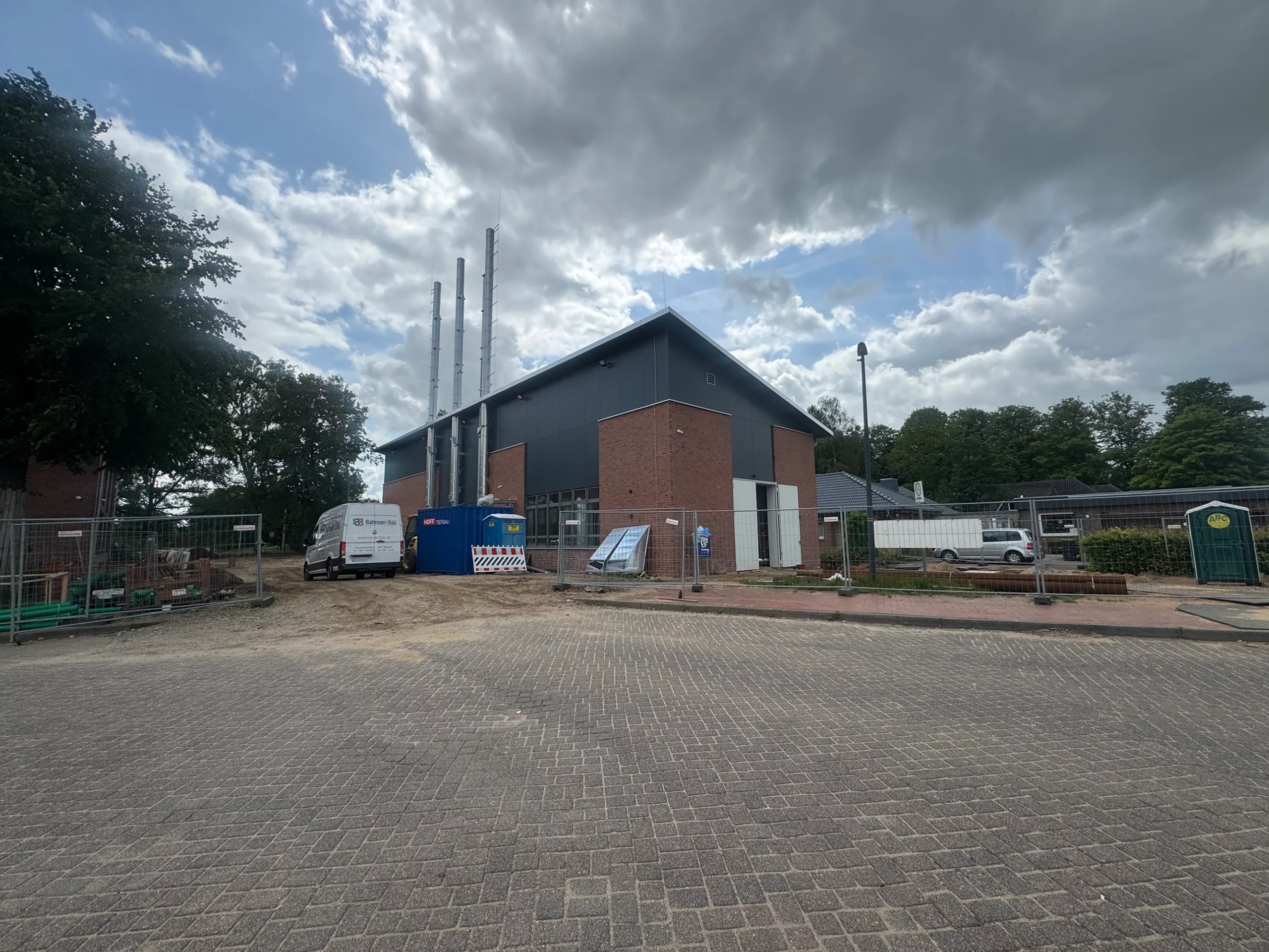 Gewerbebau: Neubau Heizhaus